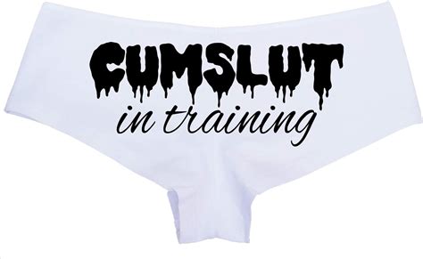 Knaughty Knickers Cumslut In Training Submissive Oral Sub Slut White