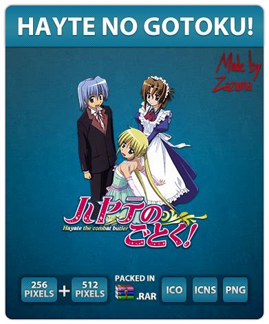 Hayate No Gotoku Anime Icon By Zazuma On DeviantArt