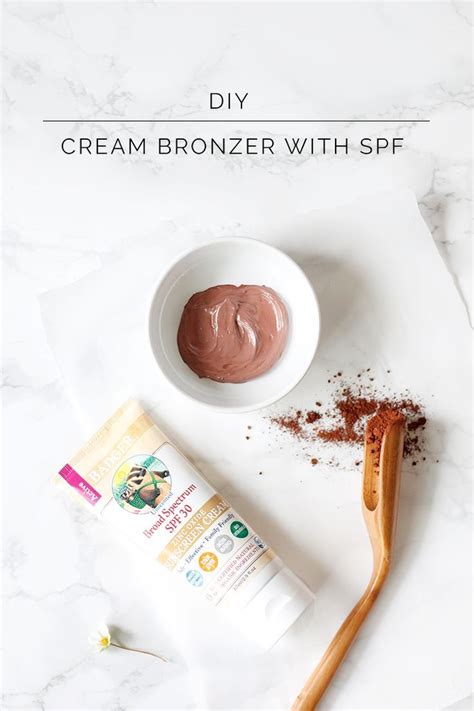 The Perfect Cream Bronzer With Spf Diy Hair Care Easy Diy Makeup