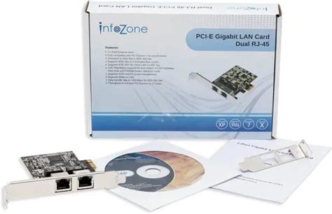 2 Port Gigabit Ethernet Pci E X1 Network Interface Card 101001000mbps