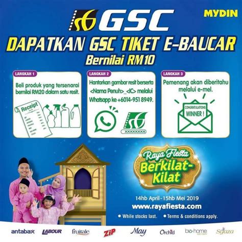 On monday with the lg electronics media days news. MYDIN Get GSC Ticket RM10 e-Voucher (14 April 2019 - 15 ...
