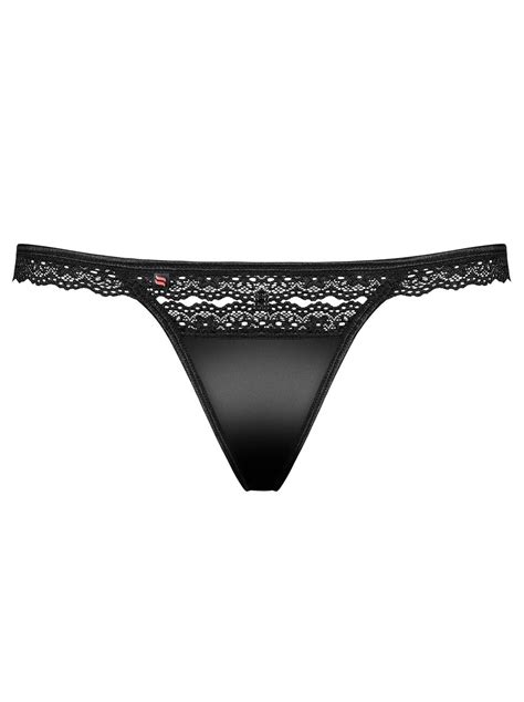 868 Tho 1 String Schwarz Slips Strings And Bh Sets Dessous Shop