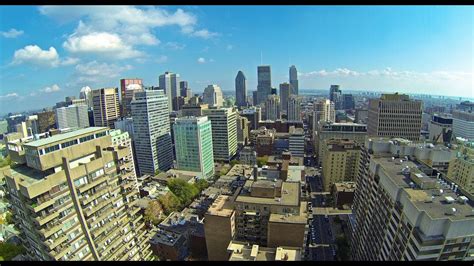 Downtown Montreal Aerial Views - YouTube