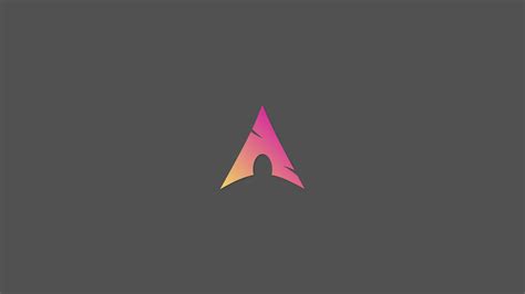 Black Text Logo Triangle Linux Arch Arch Linux Brand Shape