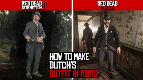 Rdo How To Make Dutchs Outfit From Rdr2 Youtube