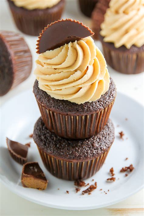 Ultimate Chocolate Peanut Butter Cupcakes Baker By Nature
