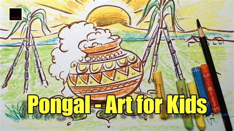How to draw diamond, draw cute things. பொங்கல் - Pongal - Art for Beginners - How to Draw Pongal ...