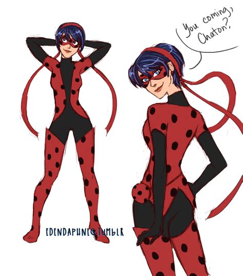 I Decided To Draw The Whole Ladybug Costume Redesign I Came Up With For