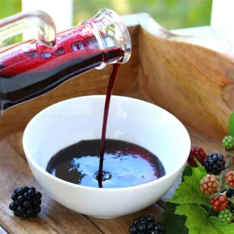 Homemade Blackberry Syrup The Daring Gourmet