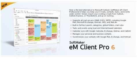 eM Client (โปรแกรม eM Client จัดการตารางงาน) 8.2.1473 ดาวน์โหลดโปรแกรมฟรี