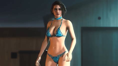 Resident Evil 3 Remake Jill With Finesse Sea Bikini Youtube