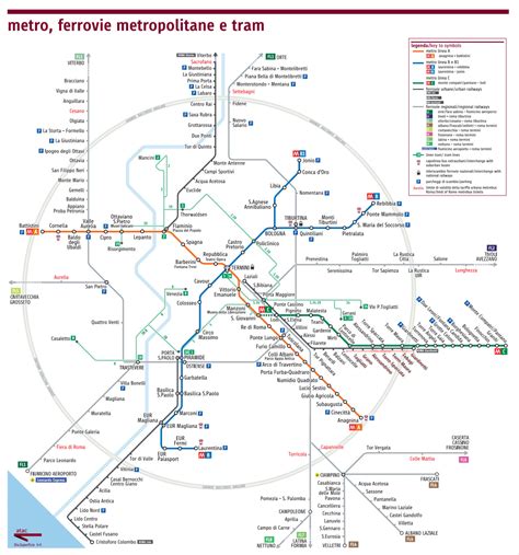 Submission Official Map Rail Transit Of Rome Transit Maps