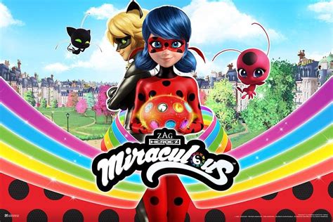 Buy Laminated Miraculous Ladybug And Cat Noir Miraculouses Cartoon Tv