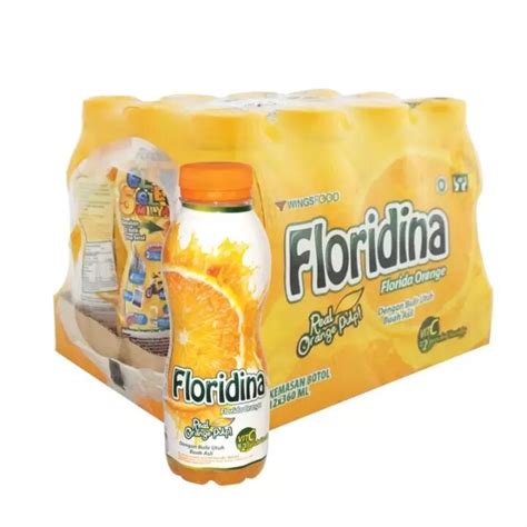 Jual Floridina Orange 350ml X 12 Botol 1 Dus Shopee Indonesia