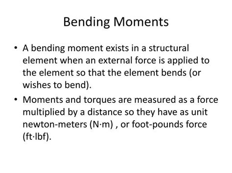 Ppt Bending Moments Powerpoint Presentation Free Download Id2860067