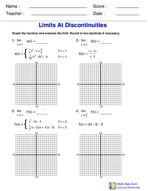This page contains handful of printable calculus worksheets to review the basic concepts in finding derivatives and integration. Printable Calculus Worksheets - Calculus Worksheets ...
