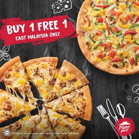 Use our best pizza hut promo codes to redeem 50% off on your order ✅ save with the latest 11 verified codes in april at cuponation! Pizza Hut Buy 1 FREE 1 Promotion at East Malaysia (valid ...