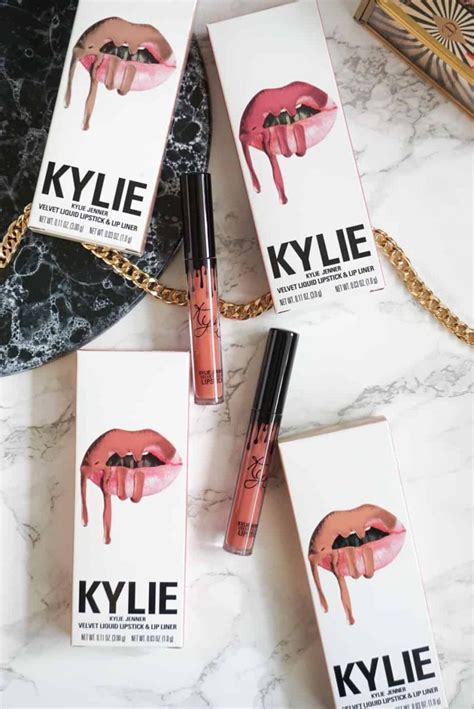 3 Velvet Liquid Lipsticks And 4 Velvet Lip Kits By Kylie Cosmetics