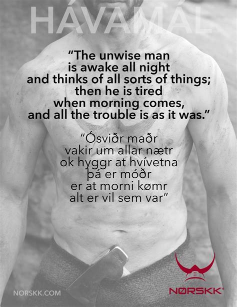 Hávamál Norsevikings Pinterest Vikings Wisdom And Viking Quotes