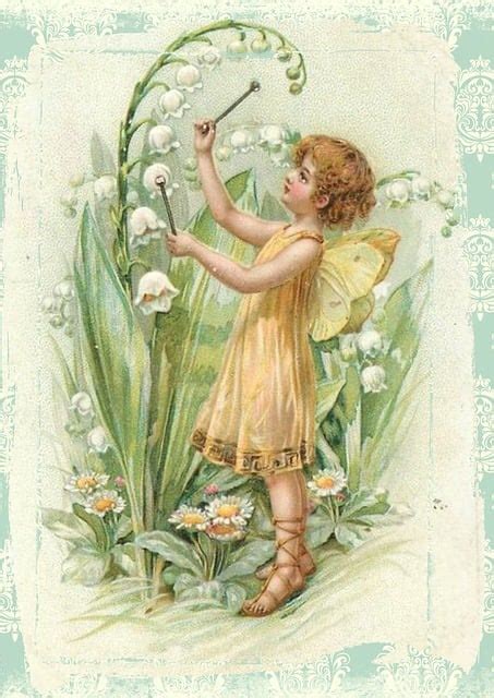 Fairy Vintage Flowers Free Image On Pixabay