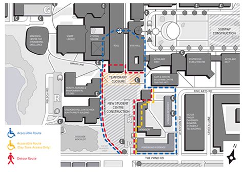 Update Pedestrian Access And Closures Related To The New Student
