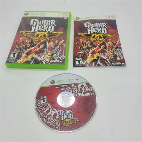 Guitar Hero Aerosmith Xbox 360 Complete With Manual Cib Tested Working 47875953413 Ebay