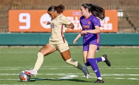 no 1 fsu soccer facing clemson in the 2023 acc women s soccer tournament championship