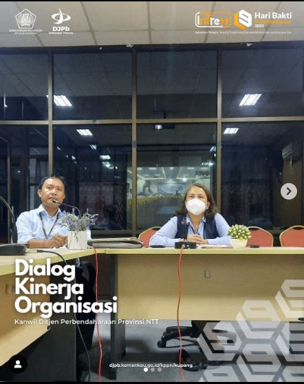 Pelaksanaan Rapat Dialog Kinerja Organisasi DKO Kantor Wilayah DJPb Provinsi NTT Bulan
