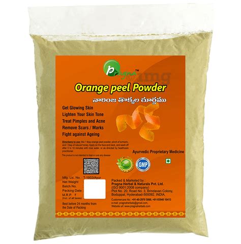 Pragna Orange Peel Powder Buy Packet Of 5000 Gm Powder At Best Price