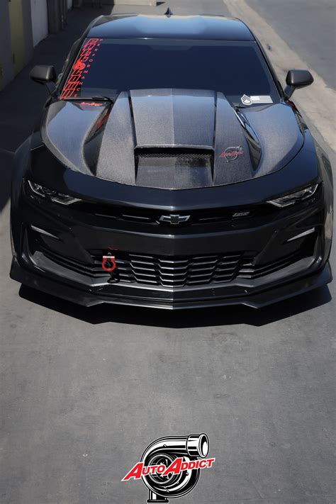 2016 2022 Chevy Camaro Type Copo Double Sided Carbon Fiber Hood