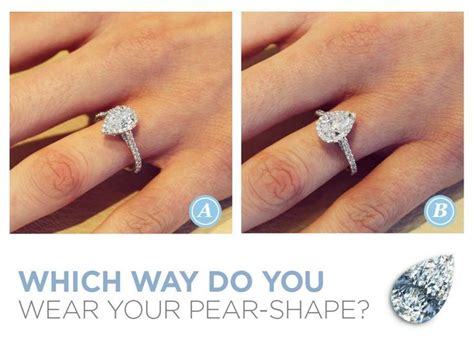 Which Way Do You Prefer To Wear A Pear Shape Diamond Let Us Know In