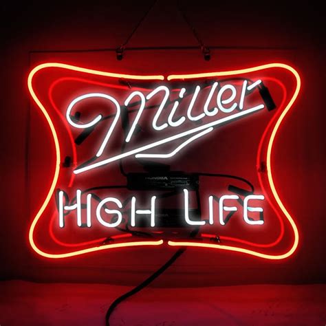 Miller Lite Neon Bar Sign