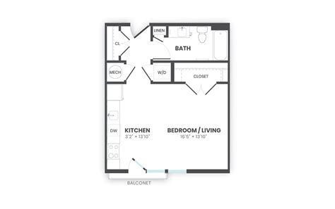 500 Square Foot Apartment Floor Plans