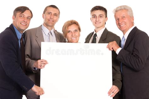 Team With Board Stock Image Image Of Creative Attractive 21899991