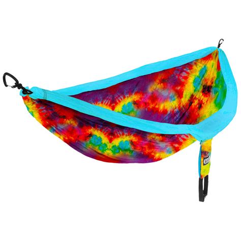 Be sure to clip the fuse to the rope between the hammock body and carabiner/toggle. ENO Double Nest Hammock at nrs.com