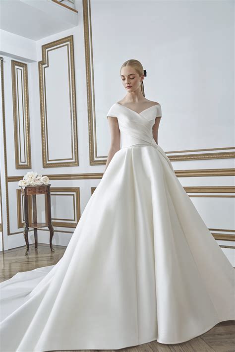 Off The Shoulder Ball Gown Wedding Dress Kleinfeld Bridal