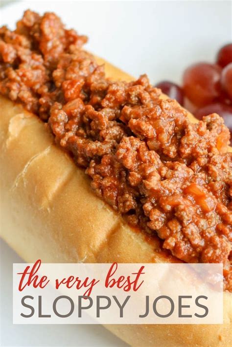 Easy Delicious And The Best Homemade Sloppy Joe Sauce Recipe