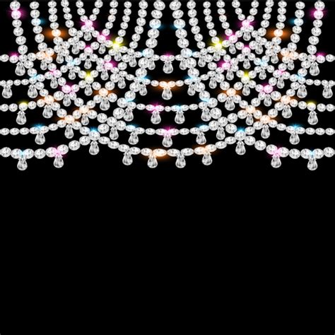 Pearl And Diamonds Jewelry Background Vector Free Download