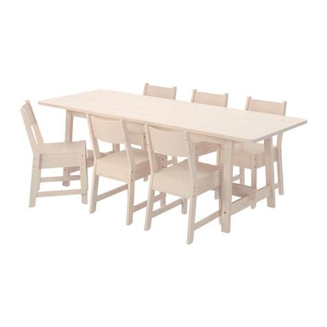 Dining kitchen chair set of 4 modern dining room side chairs with fabric cushion seat back, mid century living room chairs with brown like some other reviews said, the chairs are light. NORRÅKER / NORRÅKER Table and 6 chairs - IKEA