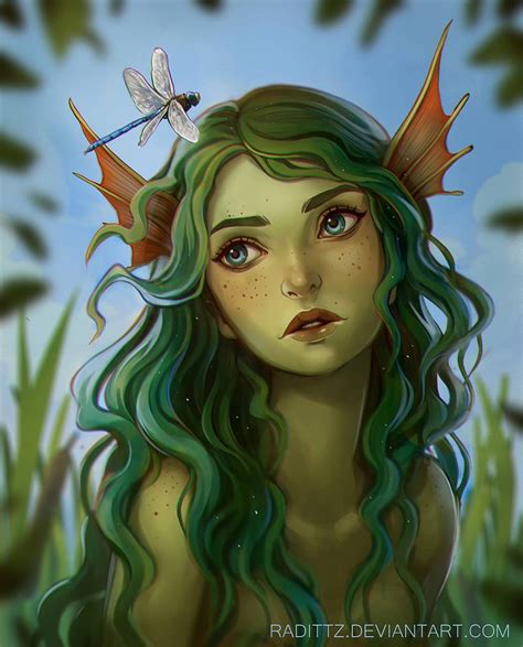 Water Nymph By Radittz On Deviantart Mythical Creatures Art Creature