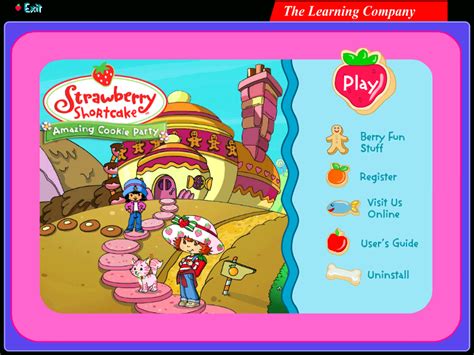 Screenshot Of Strawberry Shortcake Amazing Cookie Party Windows 2003