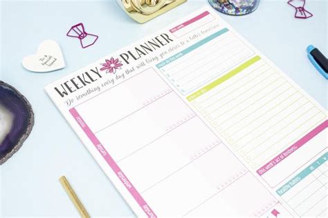 Weekly Planning System Pad Bloom 8 5 X 11 Bloom Daily Planners