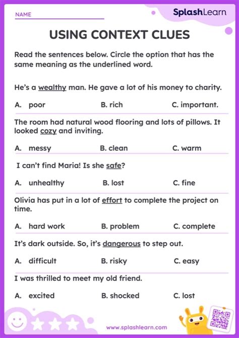 Context Clues Worksheets For Kids Online