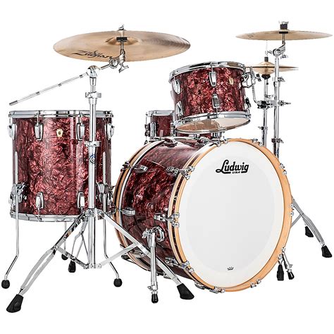 Ludwig Classic Maple 3 Piece Fab Shell Pack With 22 Bass Drum