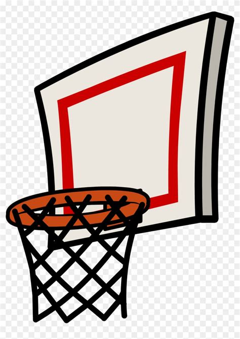 Cartoon Basketball Hoop Clipart Search And Find More Hd Png Clipart