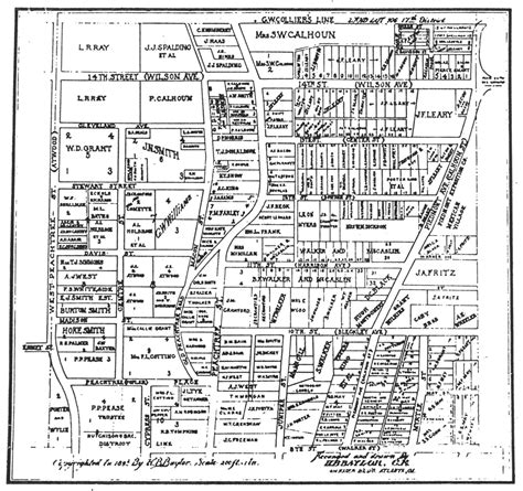 The Midtown Atlanta Archive 1895 Map Of Midtown Atlanta Notice The