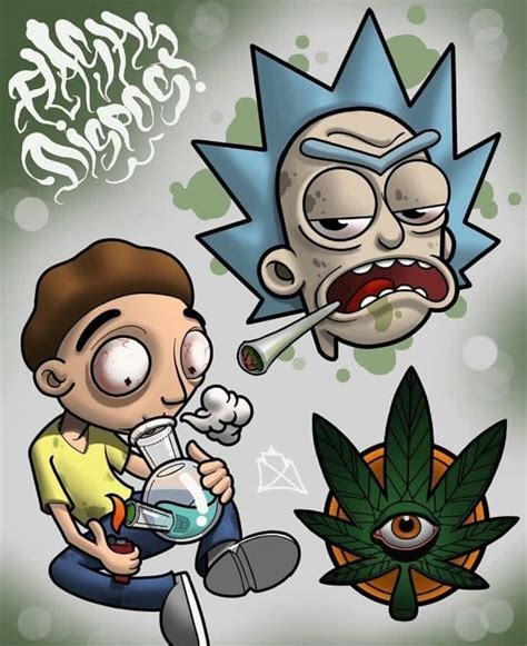 Wallpapers in ultra hd 4k 3840x2160, 1920x1080 high definition resolutions. Trippy Stoner Art Rick And Morty Drawing ~ Drawing Easy