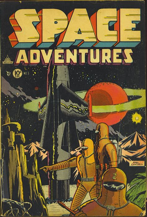Space Adventures Comics Golden Age Rare Vintage Comics 1952 29