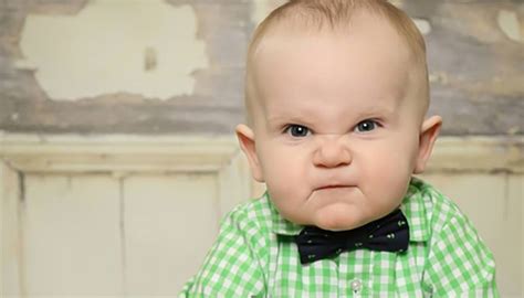 Angry Baby Bow Tie Memes Blank Template Imgflip