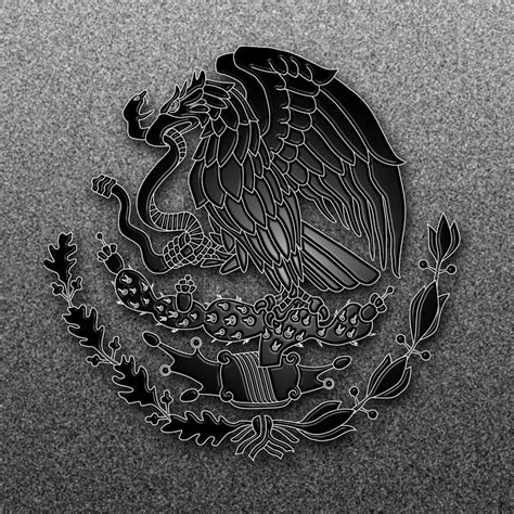Free Mexican Flag Emblem Black And White Download Free Mexican Flag